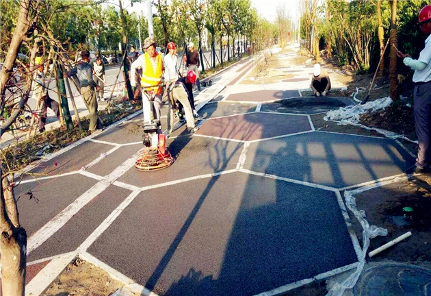 重庆压模混凝土地坪